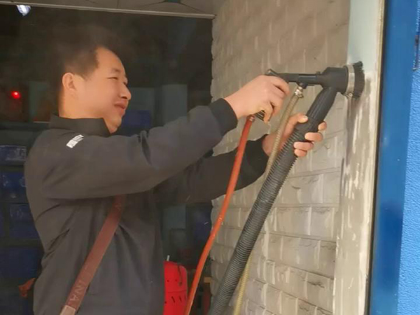 外墙环保回砂型喷砂机
